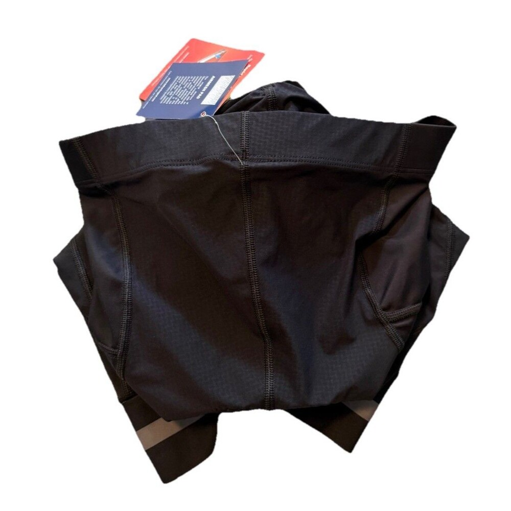 New Performance Elite UV Men Black Cycling Padded Shorts Large Made In USA - Picture 3 of 10